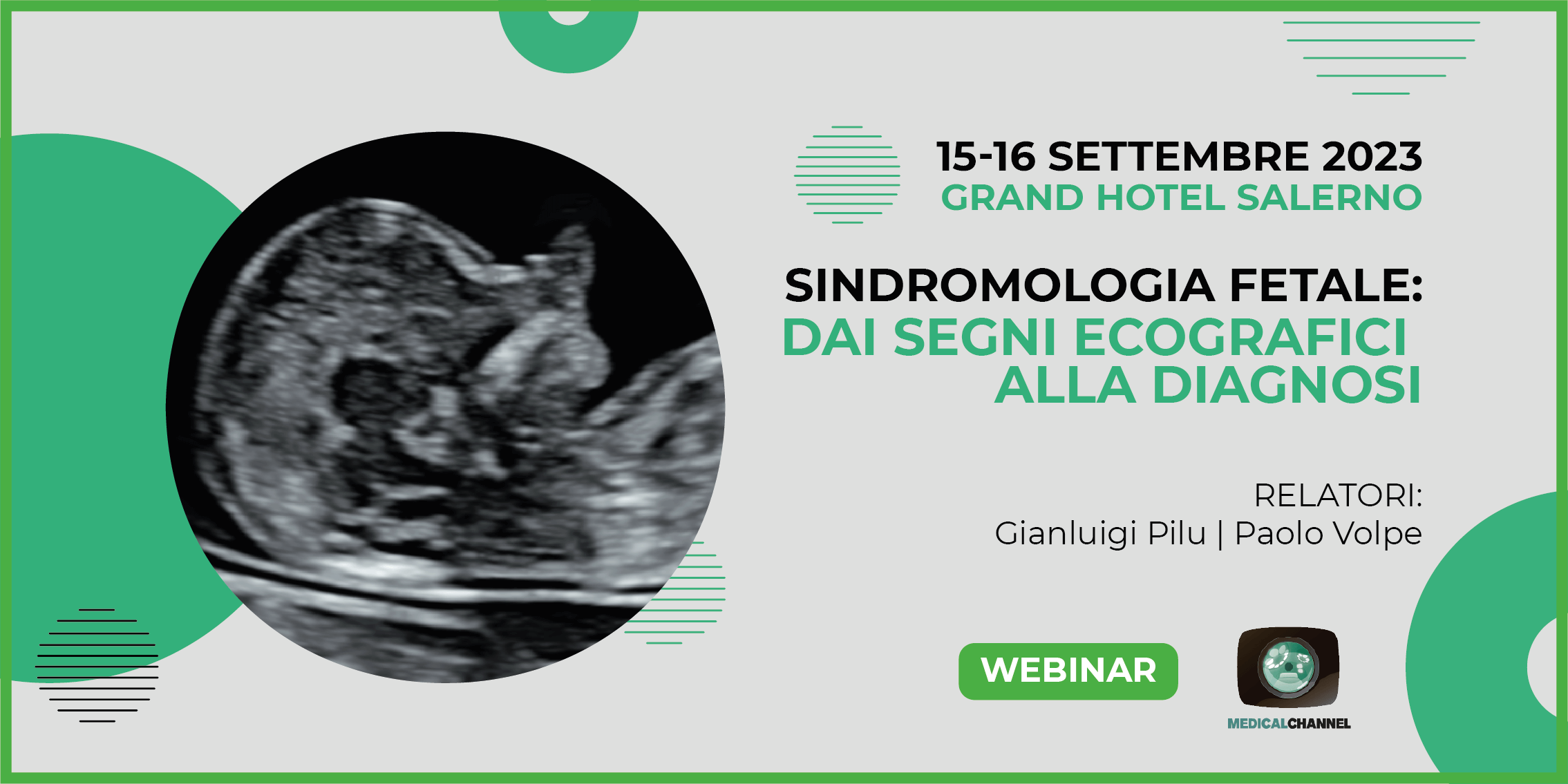 Sindromologia fetale: dai segni ecografici alla diagnosi - Webinar